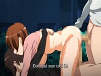 Hard rough anime sex on the wooods
